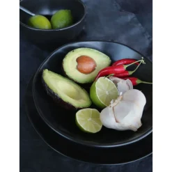 Assiette Creuse Organic Noire O22Cm