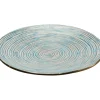 Assiette Décorative Melia Bleu Clair O37Cm