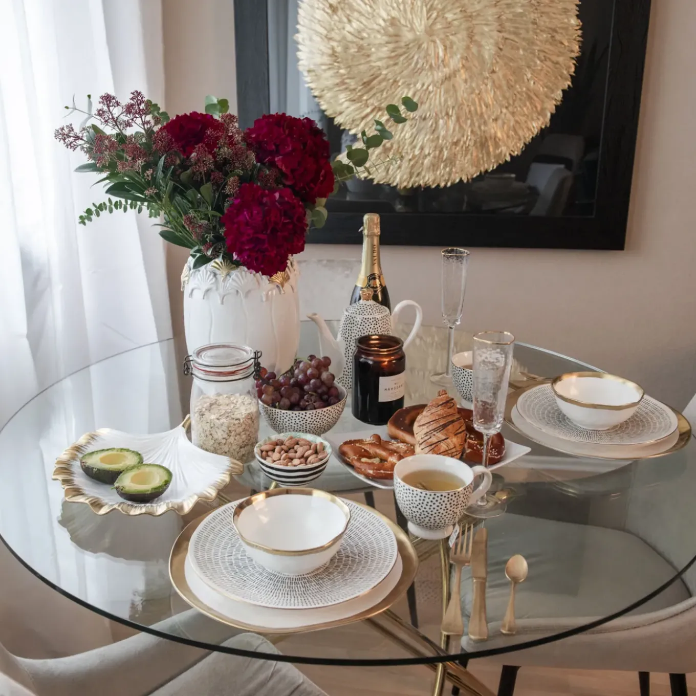 Assiette De Presentation Bell O38Cm