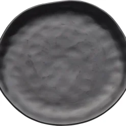 Assiette Organic Noire O26Cm