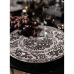 Assiette Sakura Gris O27Cm