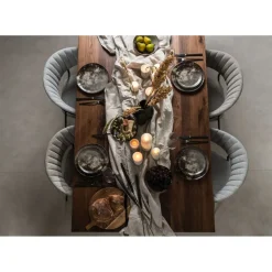 Assiette Savannah Marron/Gris O20