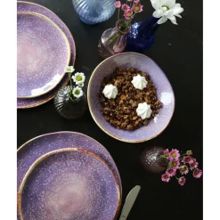 Assiette Shirley Violet O21Cm