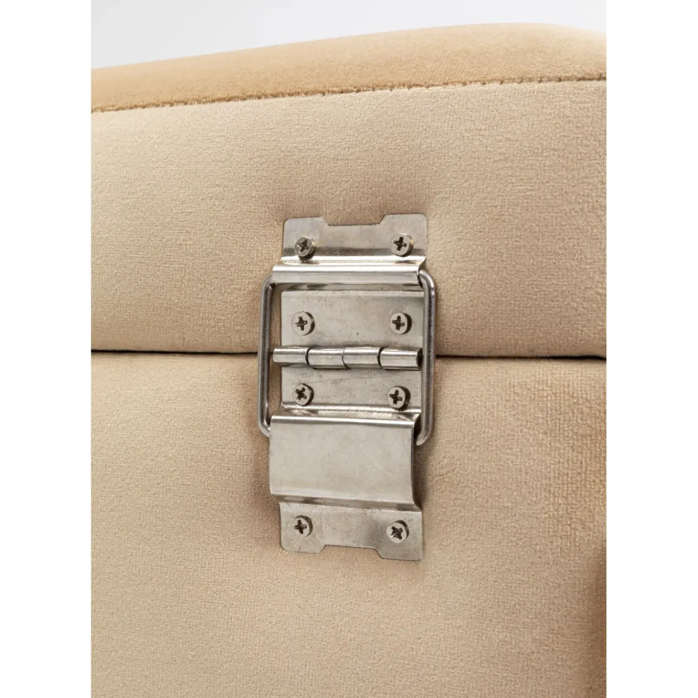 Banquette Buttons Storage Beige Pm