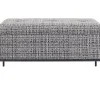 Banquette Buttons Storage Noir-Blanc Pm