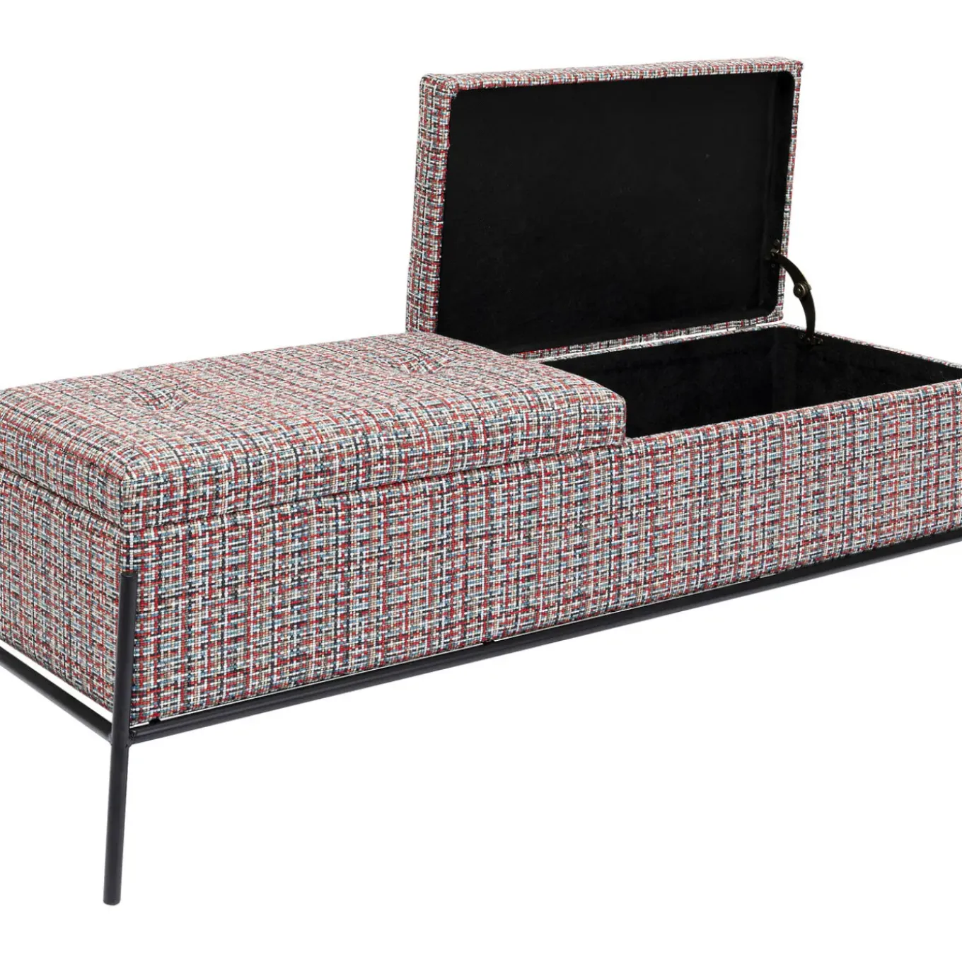 Banquette Buttons Storage Colore