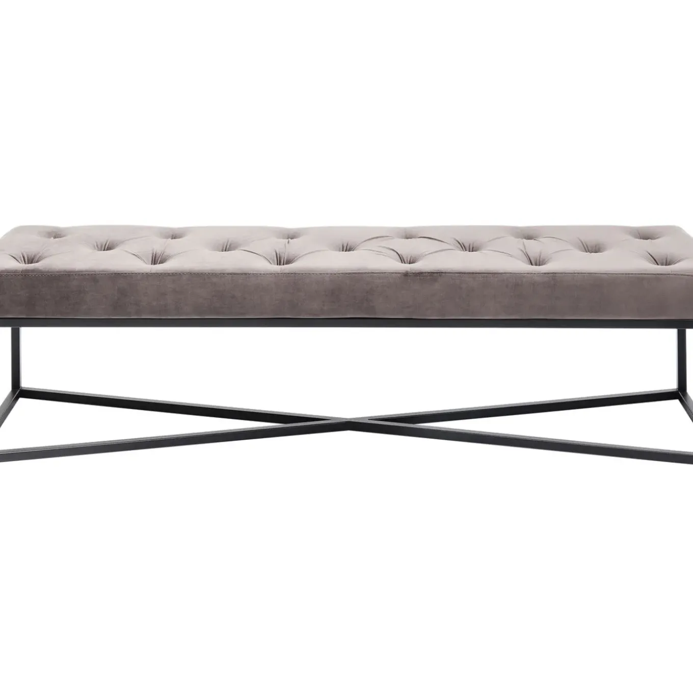 Banquette Crossover Gris Noir 150X40Cm