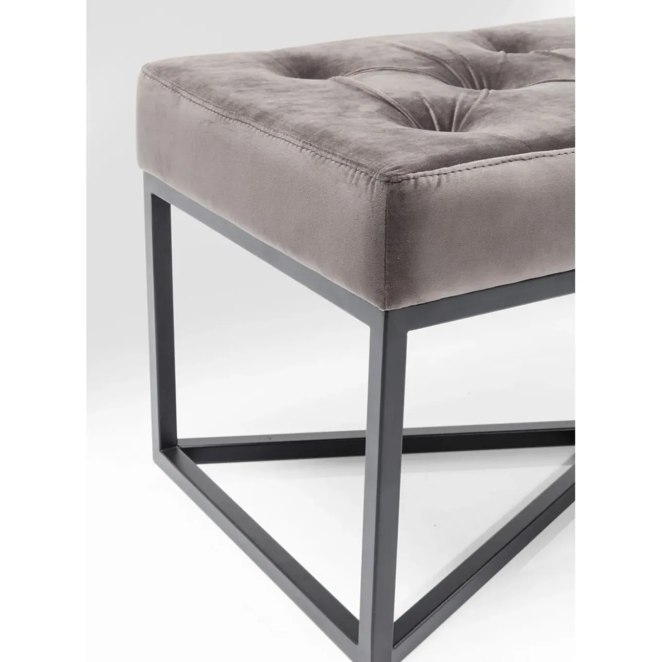 Banquette Crossover Gris Noir 150X40Cm