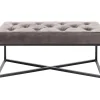 Banquette Crossover Gris Noir 90X40Cm