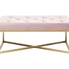 Banquette Crossover Rose Laiton 90X40Cm