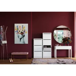 Banquette Crossover Rose Laiton 90X40Cm