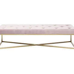 Banquette Crossover Rose Laiton 150X40Cm