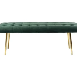 Banquette Dallas Velours Vert 110Cm