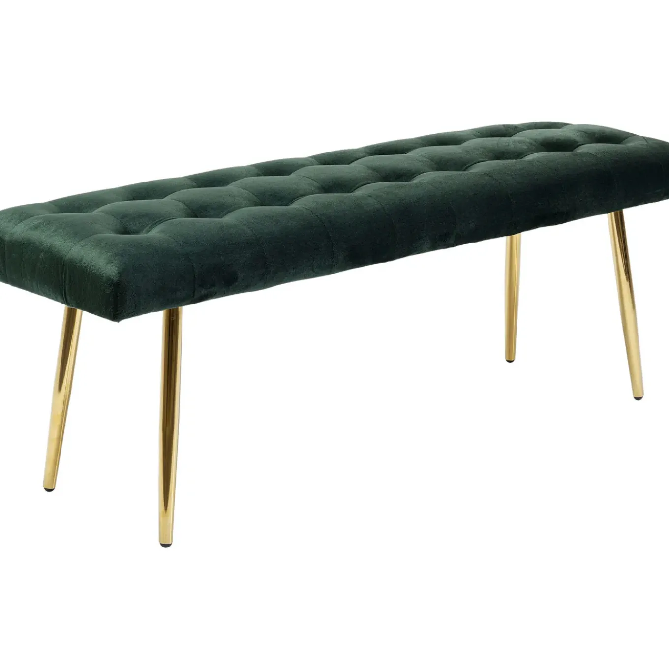 Banquette Dallas Velours Vert 110Cm