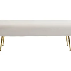 Banquette Deria Velours Creme 110Cm
