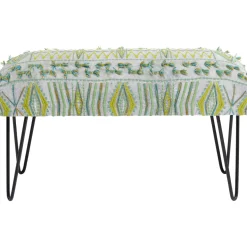 Banquette Desna Patchwork Vert 80Cm
