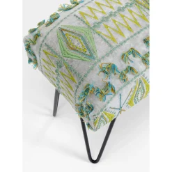 Banquette Desna Patchwork Vert 80Cm