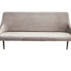 Banquette Mode Sans Acc. Velours Gris