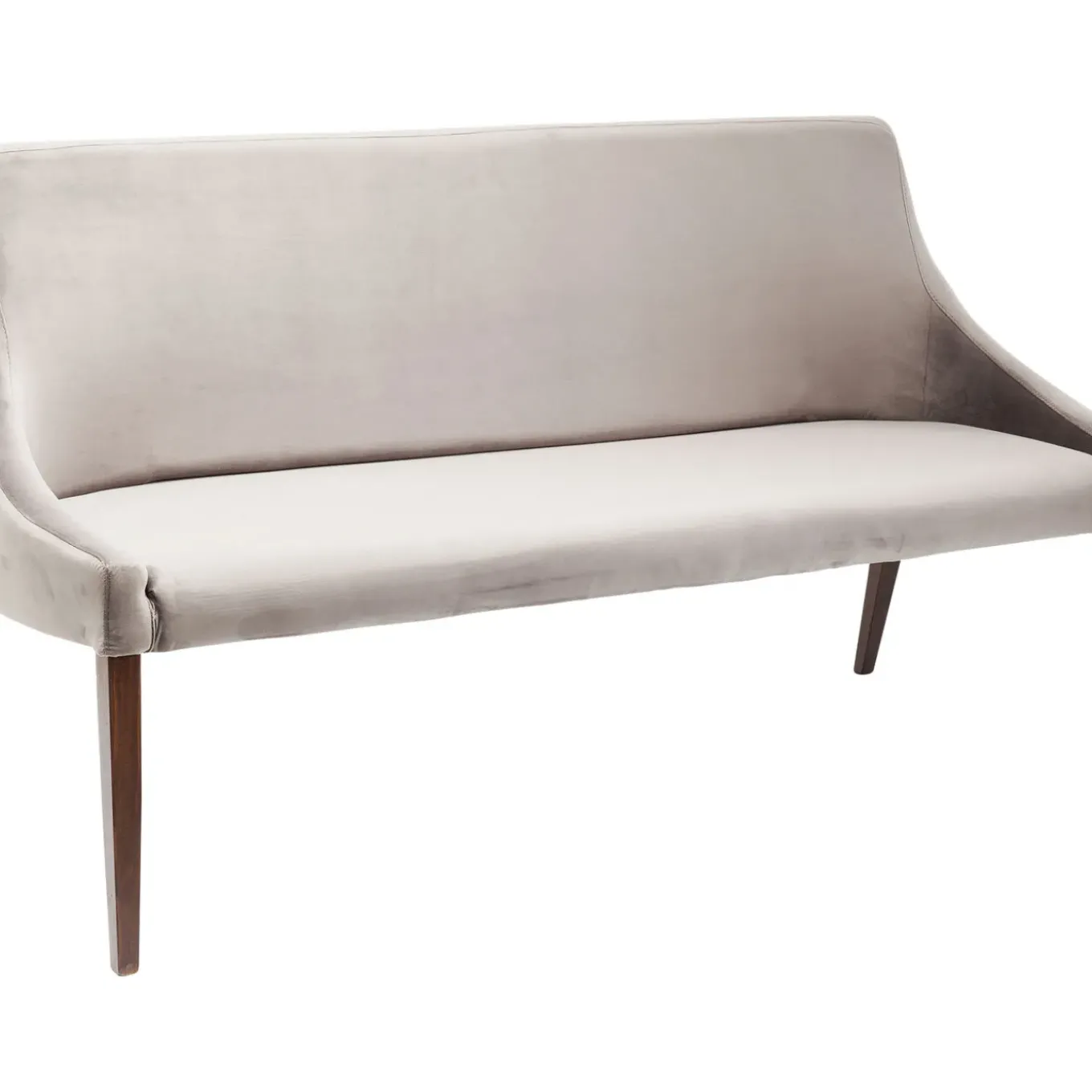 Banquette Mode Sans Acc. Velours Gris
