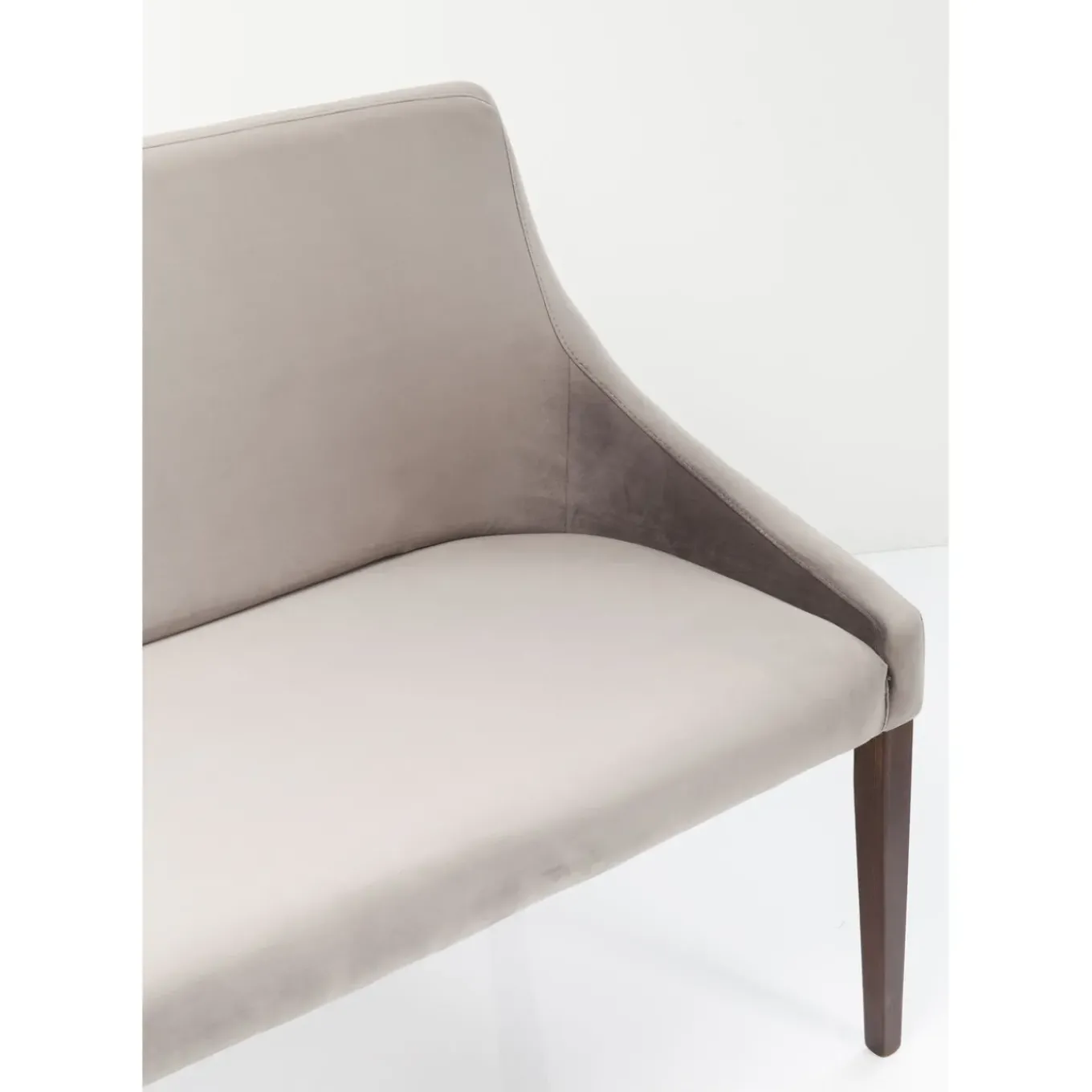 Banquette Mode Sans Acc. Velours Gris