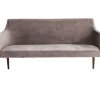 Banquette Mode Velours Gris