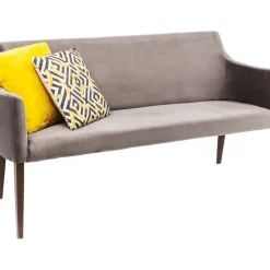 Banquette Mode Velours Gris