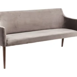 Banquette Mode Velours Gris