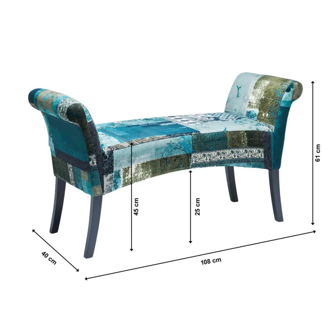 Banquette Motley Blue Hour