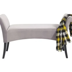 Banquette Motley Velvet Silvergrey