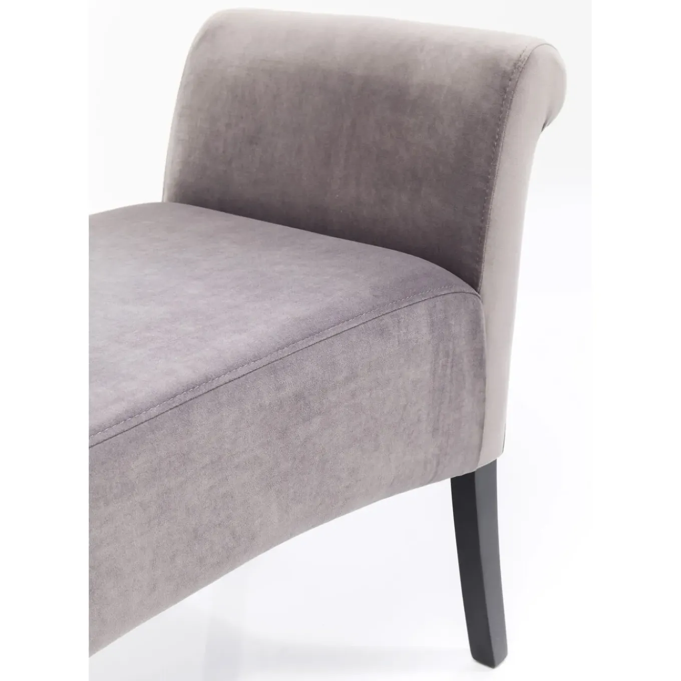 Banquette Motley Velvet Silvergrey