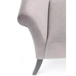 Banquette Motley Velvet Silvergrey