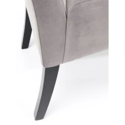 Banquette Motley Velvet Silvergrey