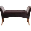 Banquette Motley Verlours Marron