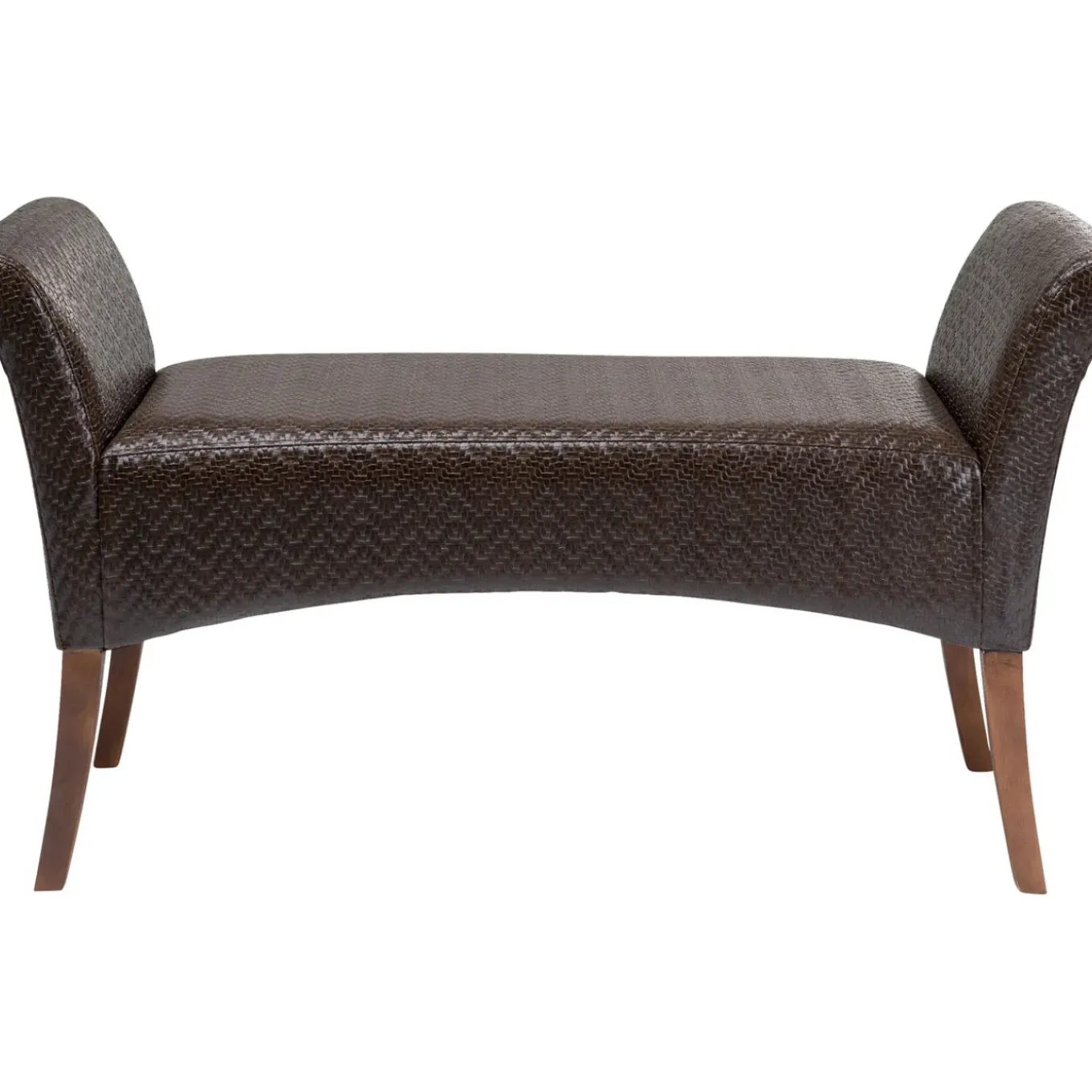 Banquette Motley Zigzag Marron