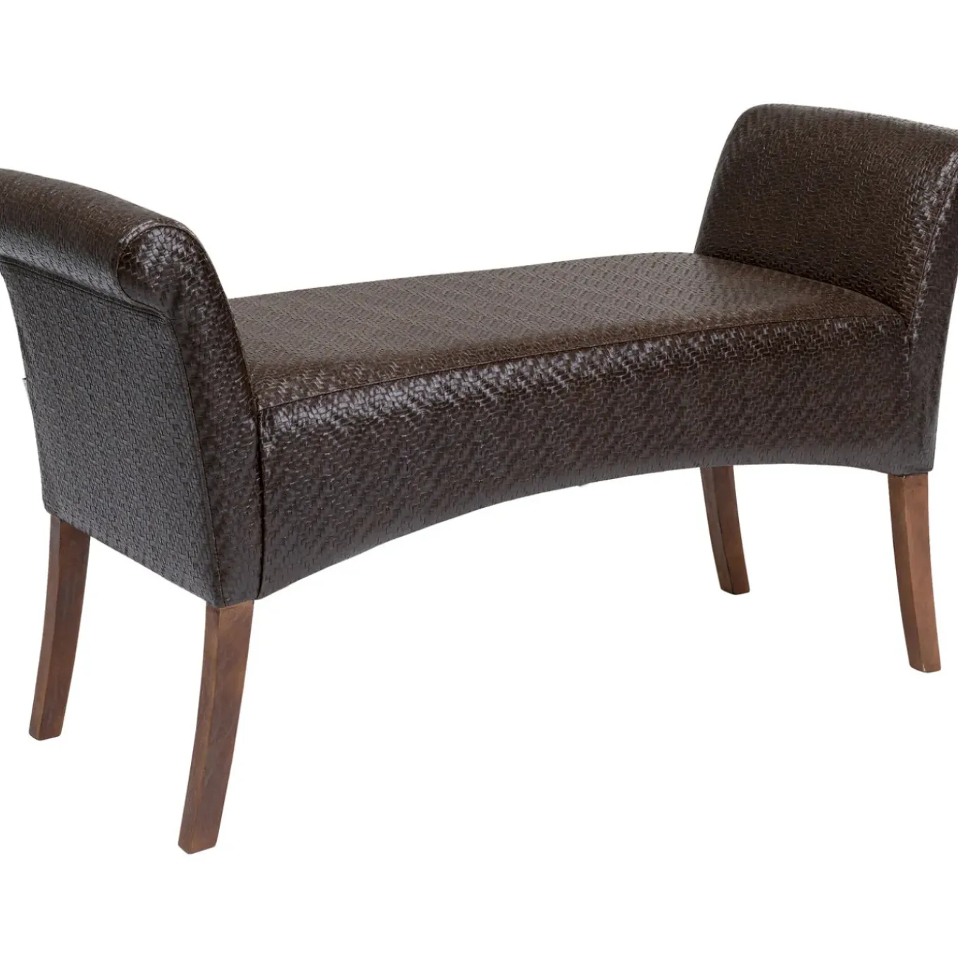 Banquette Motley Zigzag Marron