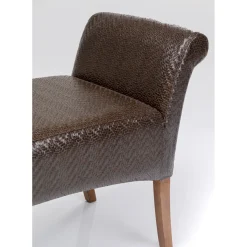 Banquette Motley Zigzag Marron
