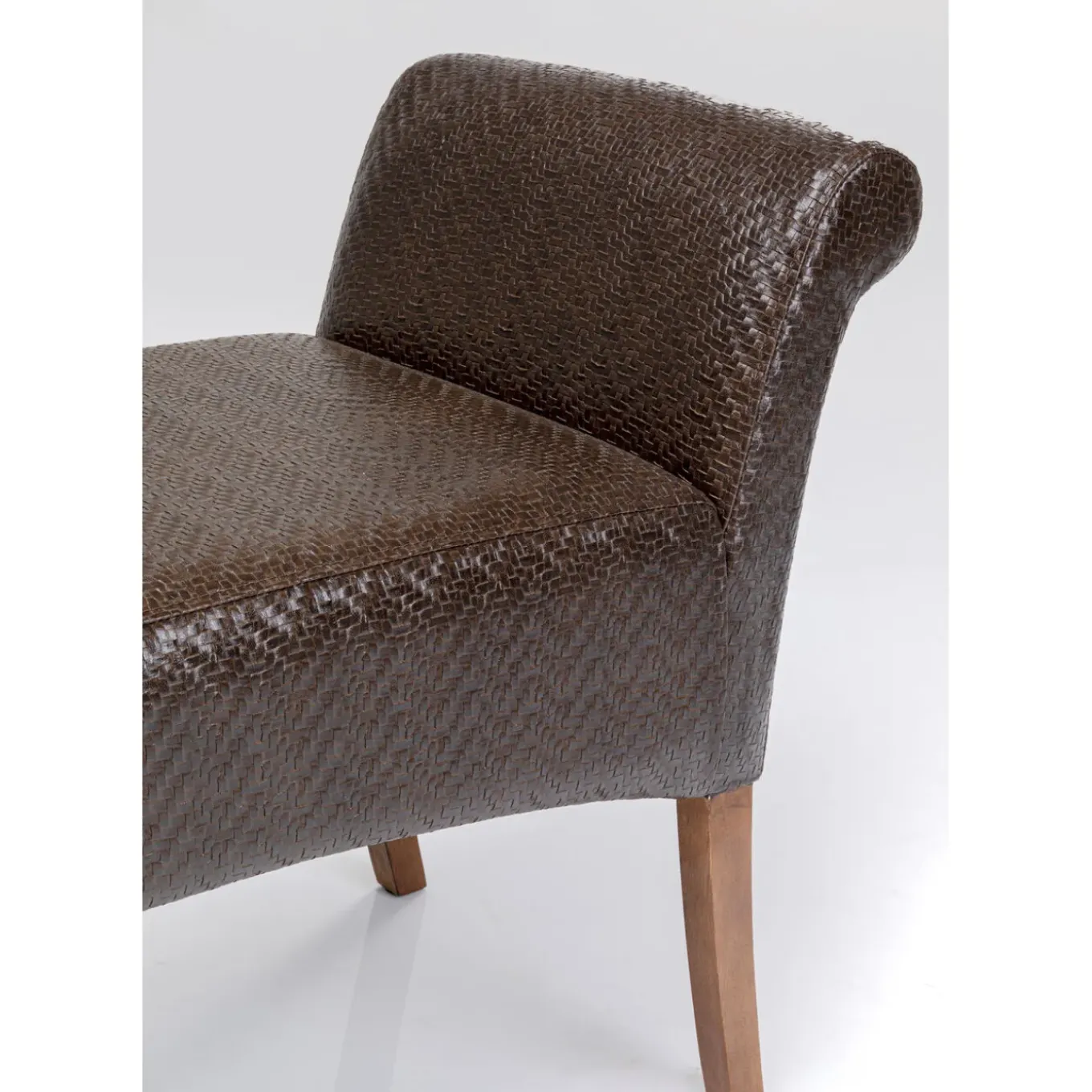 Banquette Motley Zigzag Marron