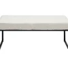 Banquette Smart Boucle Creme Noir 90Cm