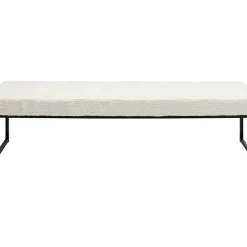 Banquette Smart Boucle Creme Noir 150Cm