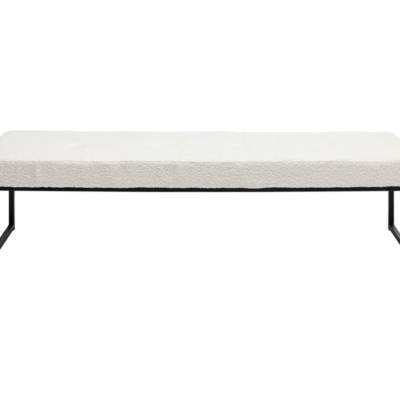 Banquette Smart Boucle Creme Noir 150Cm
