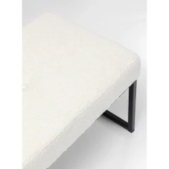Banquette Smart Boucle Creme Noir 150Cm