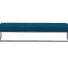 Banquette Smart Velours Petrole Noir 150Cm