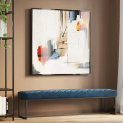 Banquette Smart Velours Petrole Noir 150Cm