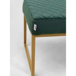 Banquette Smart Velours Vert Fonce Laiton 90Cm
