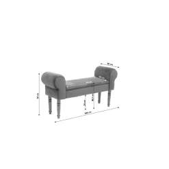 Banquette Wing Gris