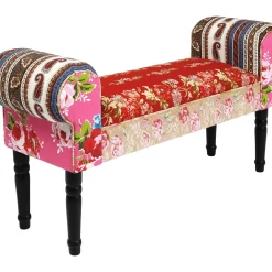 Banquette Wing Patchwork Rouge