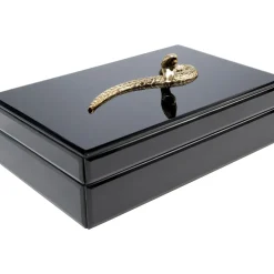 Boite Snake Bite Noir 28X7Cm