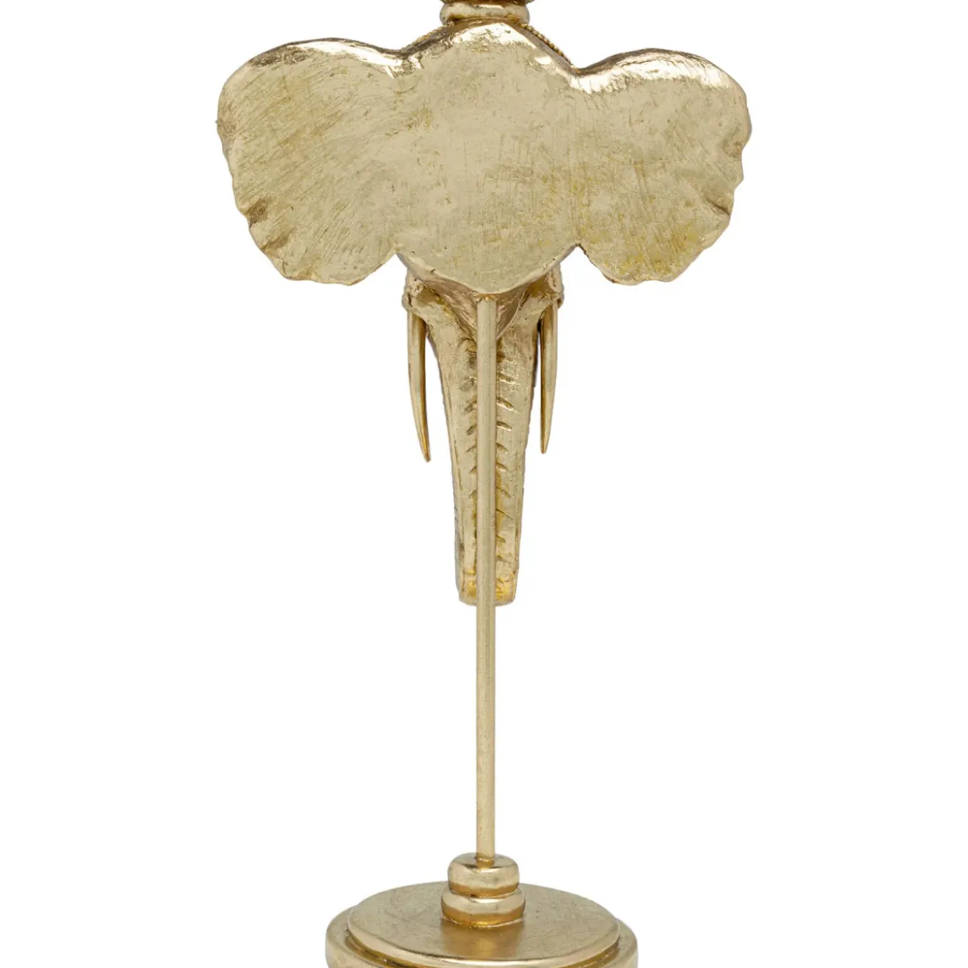 Bougeoir Elephant Head Dore 49Cm