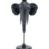 Bougeoir Elephant Head Noir 49Cm