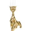 Bougeoir Gorilla Dore 71Cm